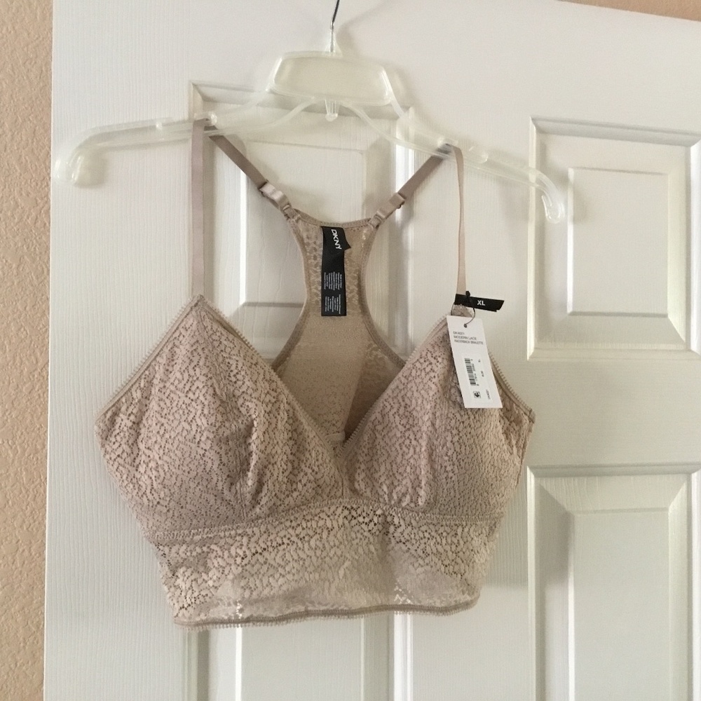 DKNY lace bralette - XL ( runs small ) - NWT